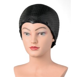 Highlighter cap, latex, black - Cepurīte šķipsnām no termoplastika