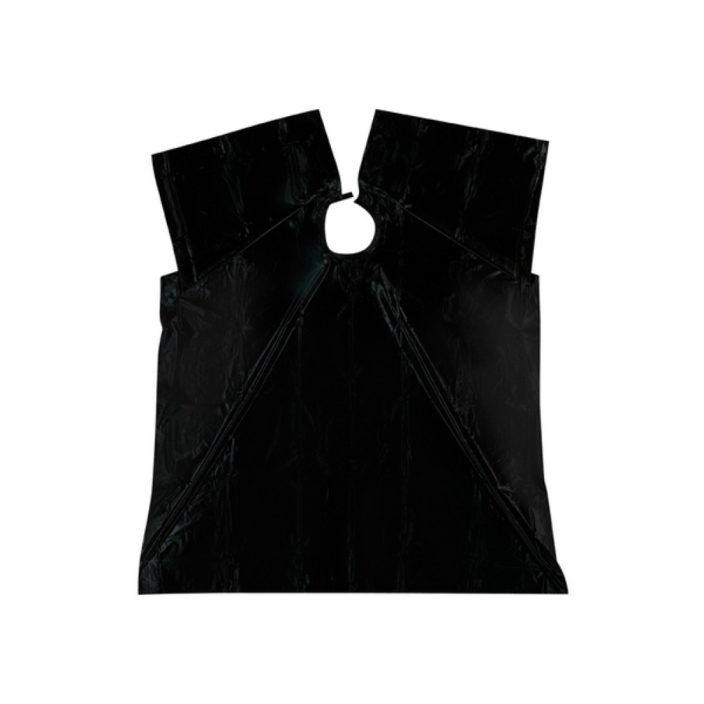 Comair Hairdressing Cape Plastique black 110 x 140 cm (COM3040277)