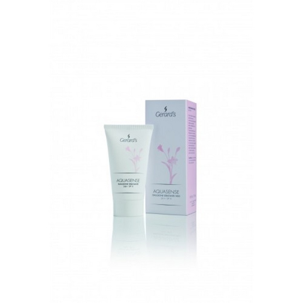 GERARD'S AQUASENSE Moisturising face emulsion 24H - SPF8, 50ml (RFAAQS001)