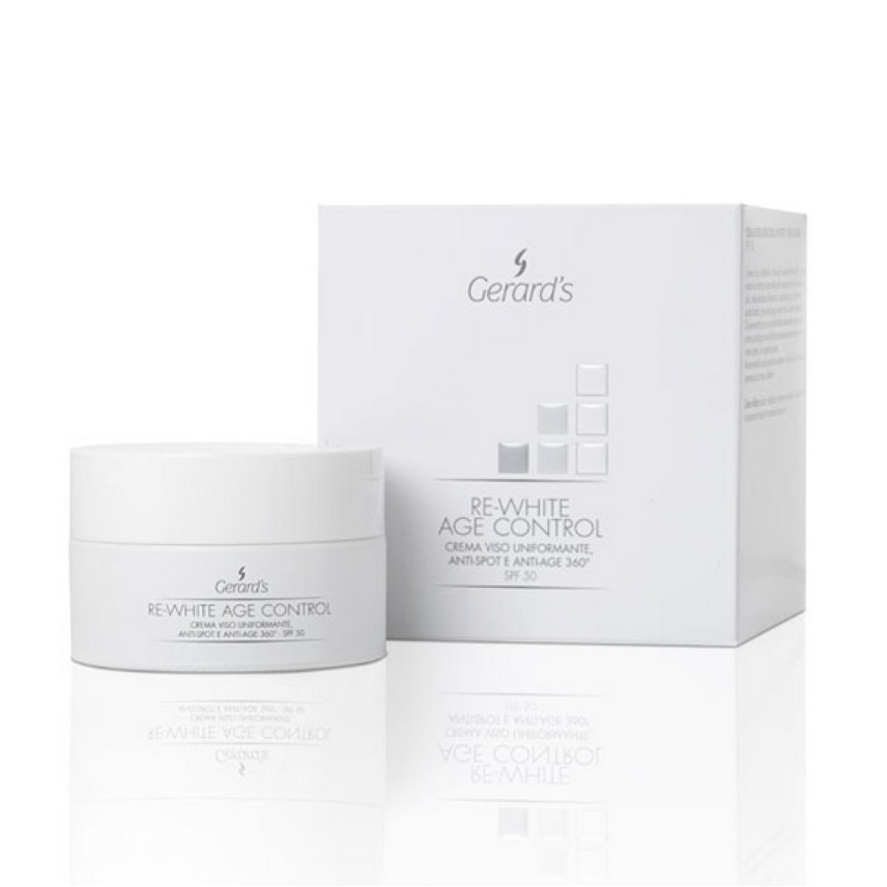 GERARD'S RE-WHITE AGE CONTROL Anti Spot and Anti Age face cream, SPF 50, 50ml (RFAREW084)