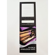 Tanning Studio Visitor Card