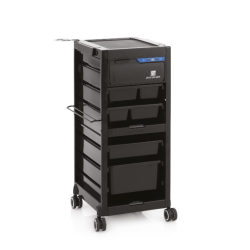 Disinfection Trolley with Drawer and UVC Light NEW YORK UV PRO BLACK