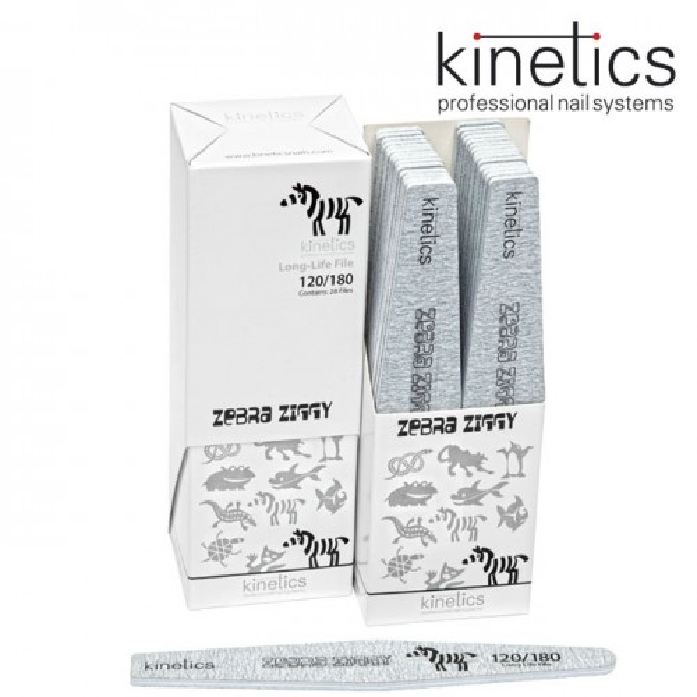 Nail file Kinetics ZEBRA ZIGGY 120/180 (KFZZ)