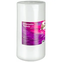 DISPOSABLE SOFT SPUNLACE TOWELS IN ROLL (35X70) FOR HAIRDRESSERS (100)