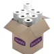 LUXURY MEDICAL COUCH ROLLS, 60 CM X 50 M. INDIVIDUAL ROLLS (62657)