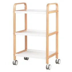 COSMETIC TABLE HS09 WOOD-WHITE