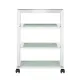 COSMETIC TABLE - BEAUTY SALON TROLLEY 070 WHITE