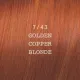 ELGON Moda&Styling Hair Colour, 7/43 - GOLDEN COPPER BLONDE