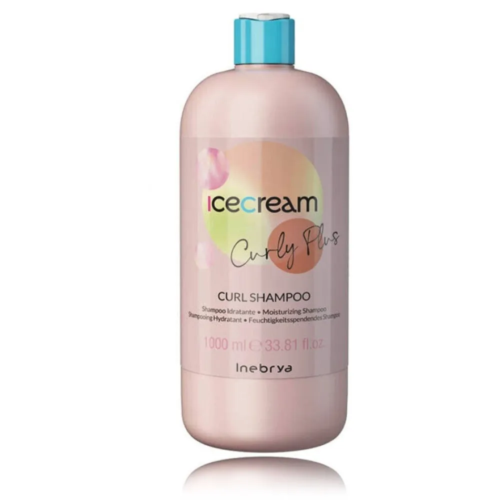 Inebrya Ice Cream Curly Plus Shampoo, 1000ml