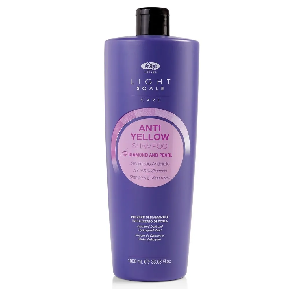 Lisap Milano Anti-yellow Light Scale Shampoo, 1000ml