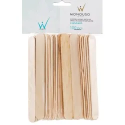 ItalWax wooden waxing spatulas, standard, 100pcs