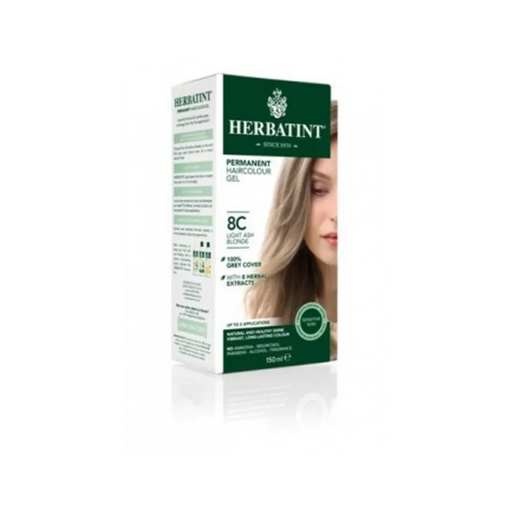 HERBATINT VEGETAL COLOR 8C LIGHT ASH BLONDE