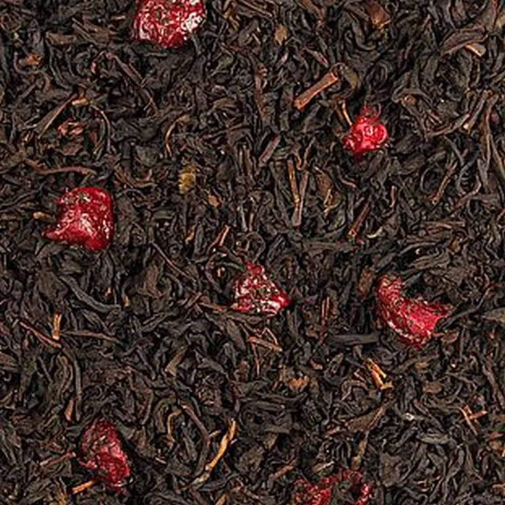 WILD CHERRY black tea with cherry pieces, 100gr.