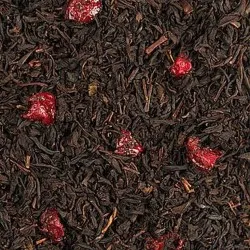 WILD CHERRY black tea with cherry pieces, 100gr.