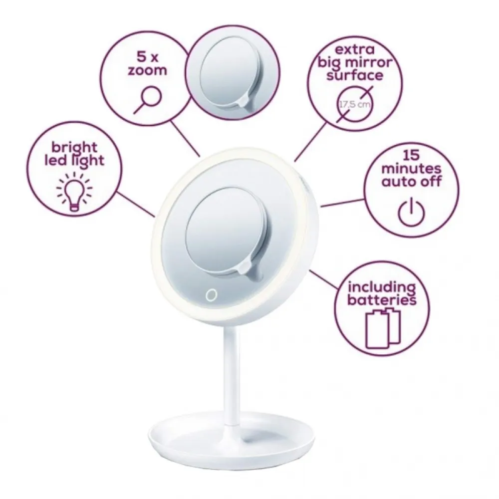 BEURER BS45 illuminated cosmetics mirror