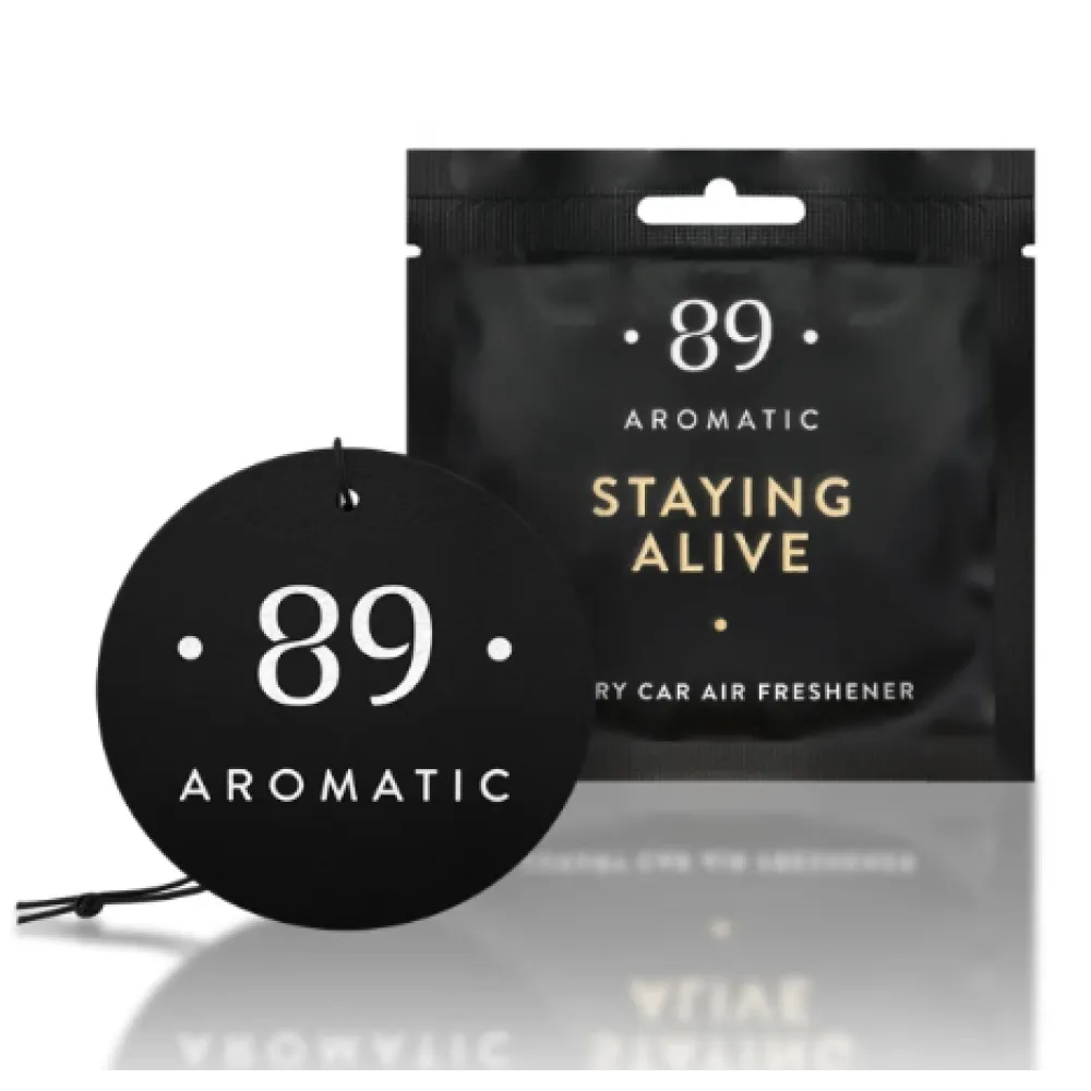 AROMATIC 89 - Car air freshener, STAYING ALIVE