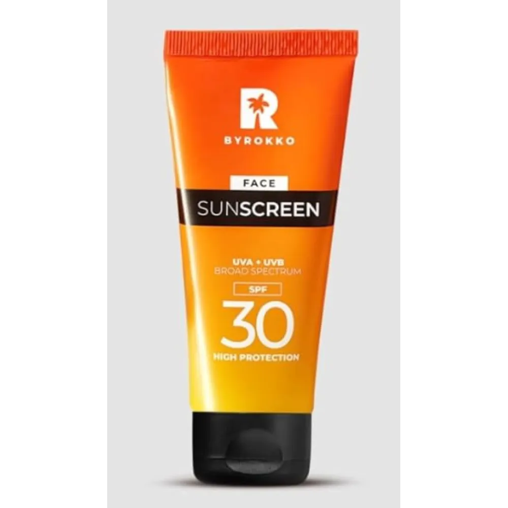 BYROKKO Face Sunscreen SPF 30, 50ml