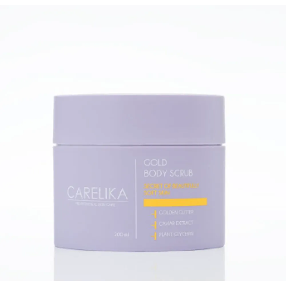 CARELIKA Gold Body Scrub, 200ml