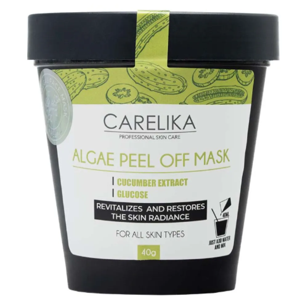 CARELIKA Algea Peel Off Mask Cucumber Extract, 40gr.