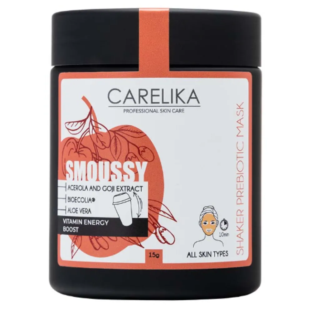CARELIKA Shaker Prebiotic Smoussy Mask Acerola and Goji, 15gr.