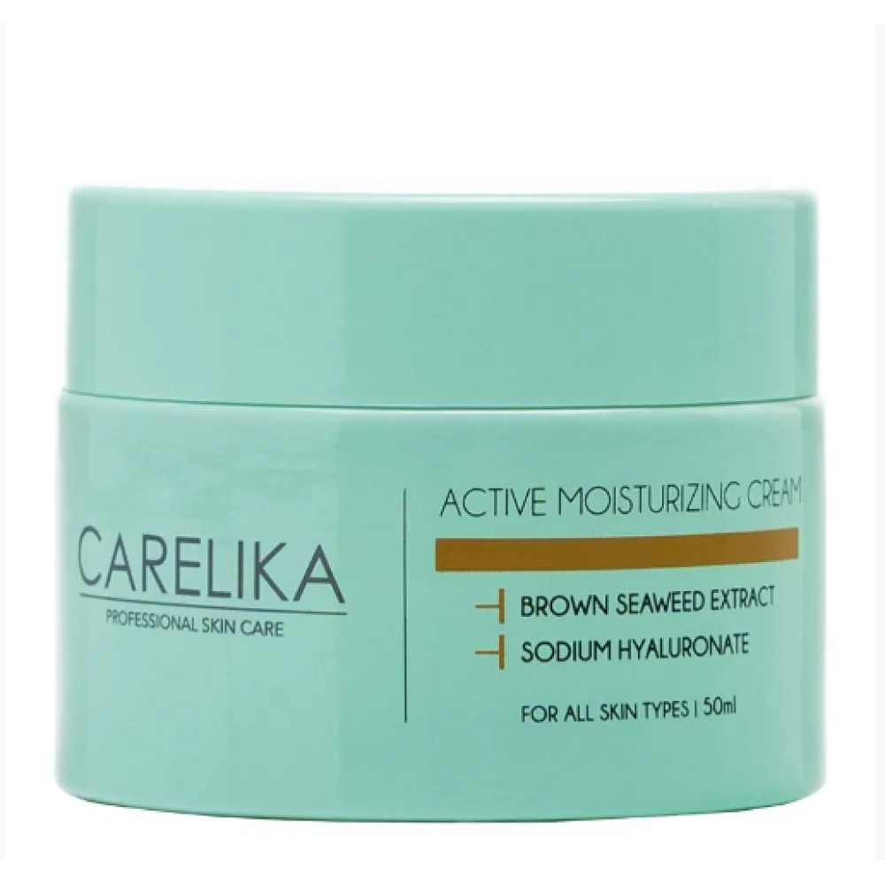 CARELIKA Active Moisturizing Cream with Hyaluronic Acid, 50ml