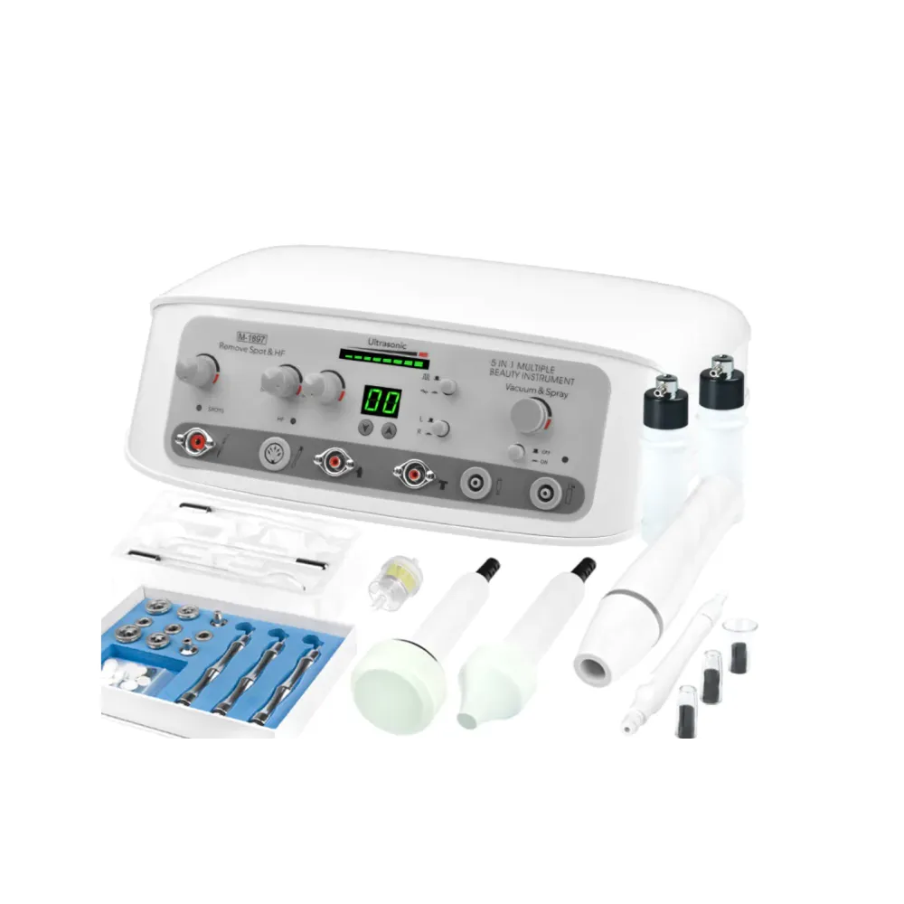 ELEGANTE 1897 DEVICE 5 IN1 MICRODERMABRASION + VACUUM + DARSONVAL + ULTRASOUND + SPRAY