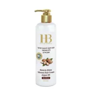 H&B Moist & Shine Argan Oil Hair Cream No-Rinse, 400ml