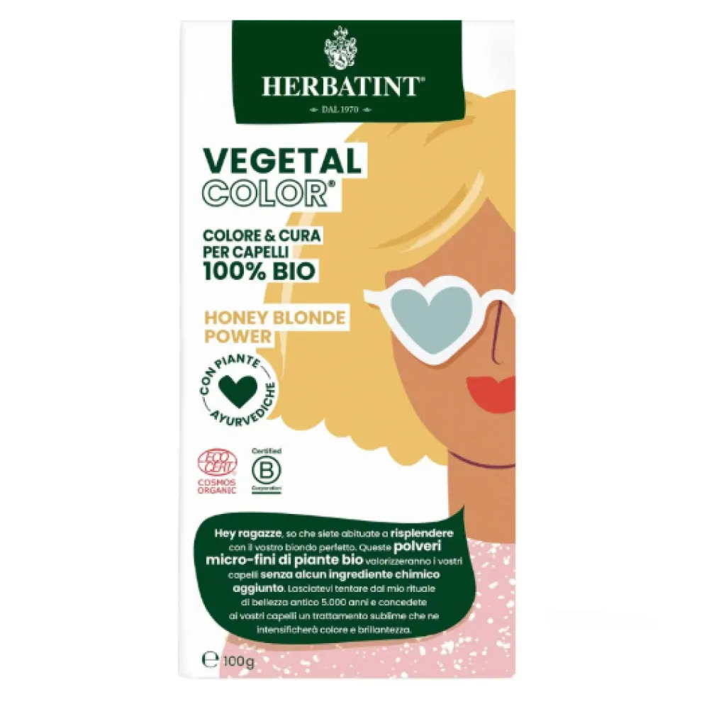 HERBATINT Vegetal Color - Organic Hair Color (Honey blond power)