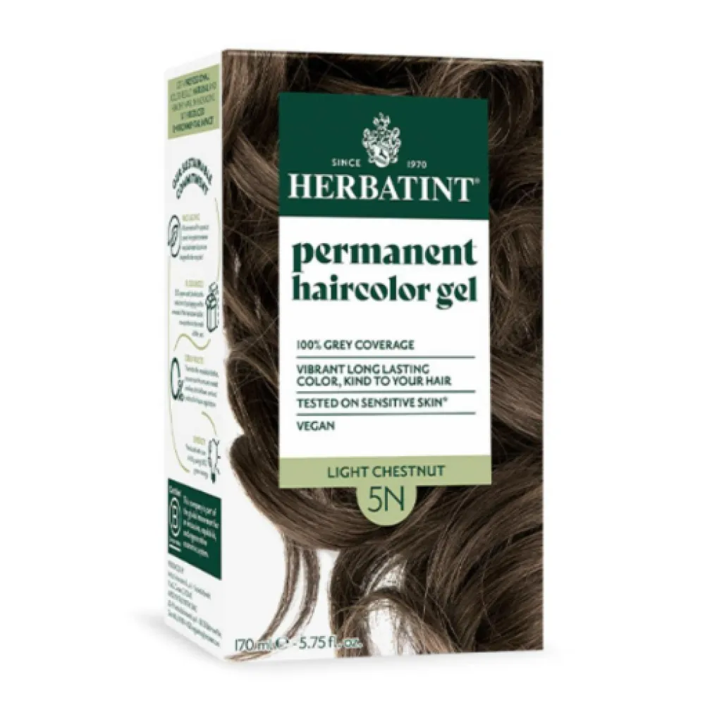 HERBATINT Permanent Haircolour gel 5N LIGHT CHESTNUT