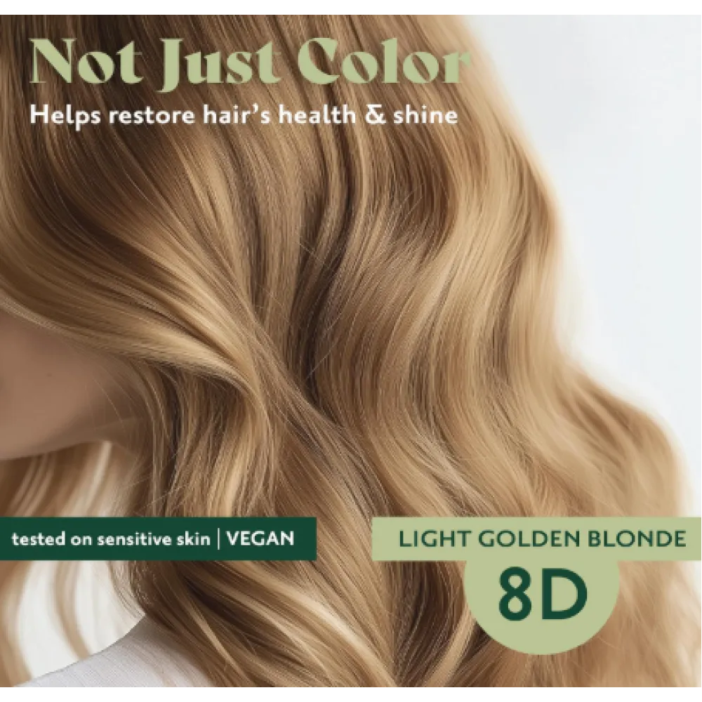 HERBATINT VEGETAL COLOR 8D LIGHT GOLDEN BLONDE