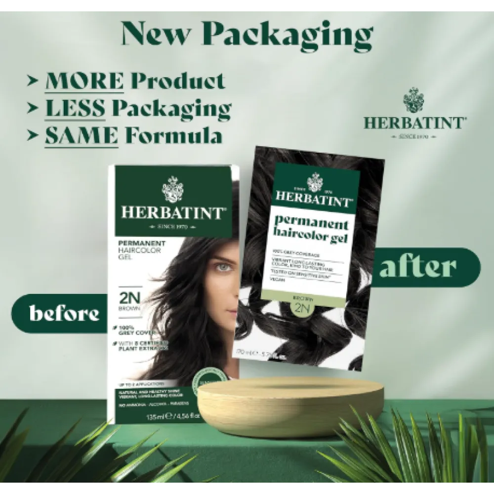 HERBATINT Permanent Haircolour gel 2N BROWN