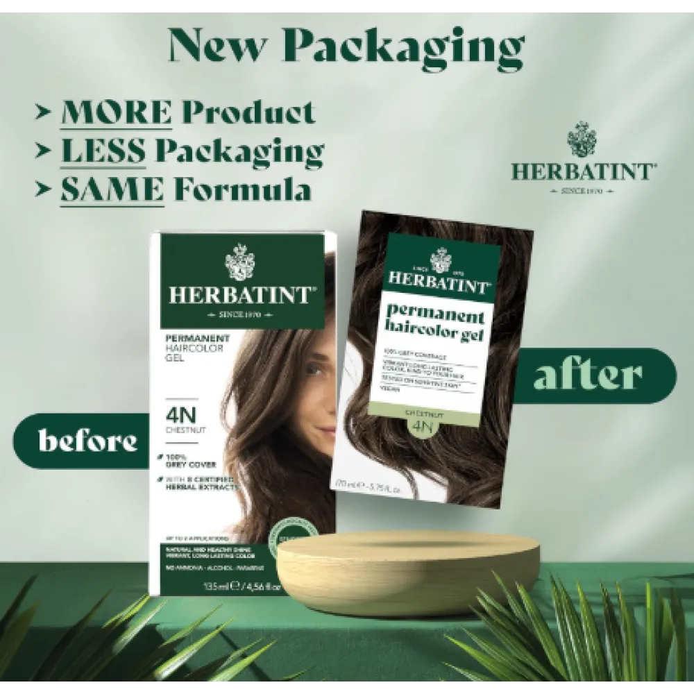 HERBATINT Permanent Haircolour gel 4N CHESTNUT