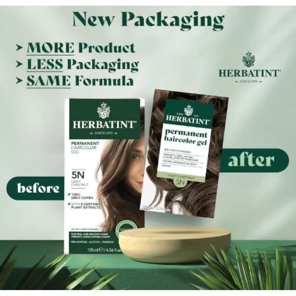 HERBATINT Permanent Haircolour gel 5N LIGHT CHESTNUT