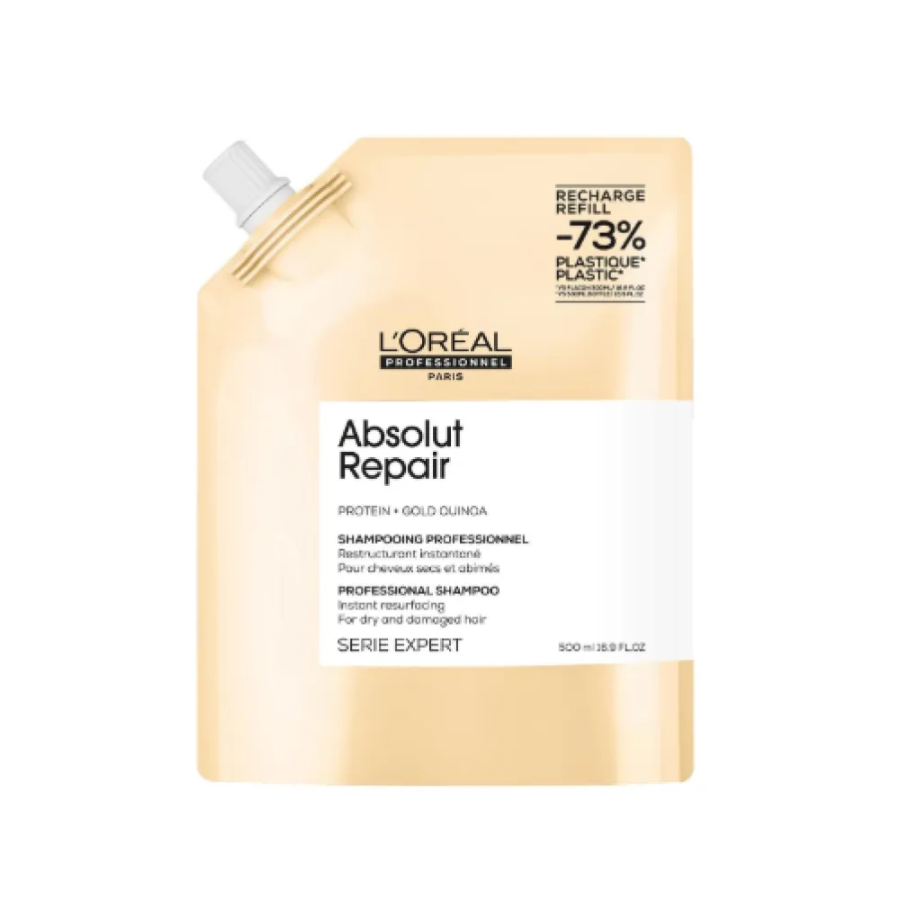 L'Oreal Professionnel Serie Expert Absolut Repair Shampoo, 500ml, REFILL