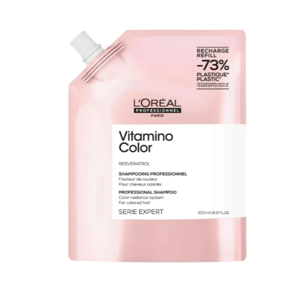 L'Oreal Professionnel Serie Expert Vitamino Color Shampoo, 500ml, REFILL