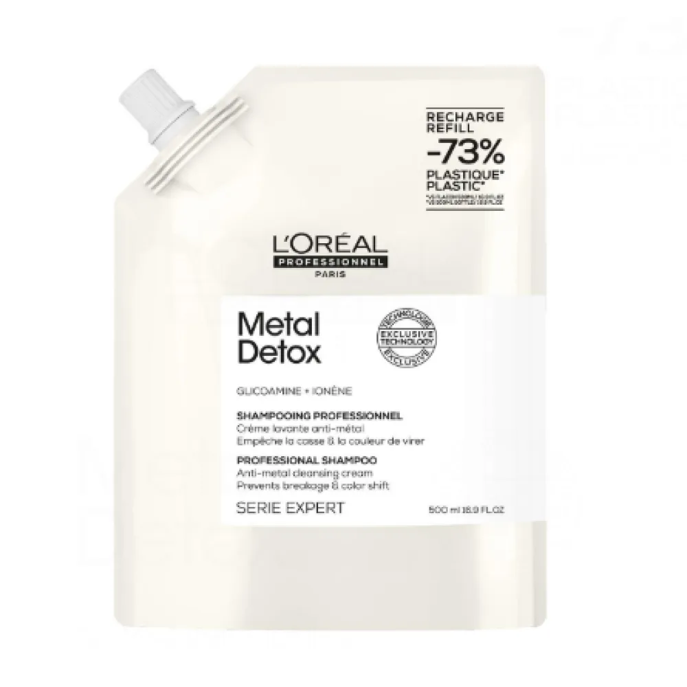 L'Oreal Professionnel Serie Expert Metal Detox Shampoo, 500ml, REFILL