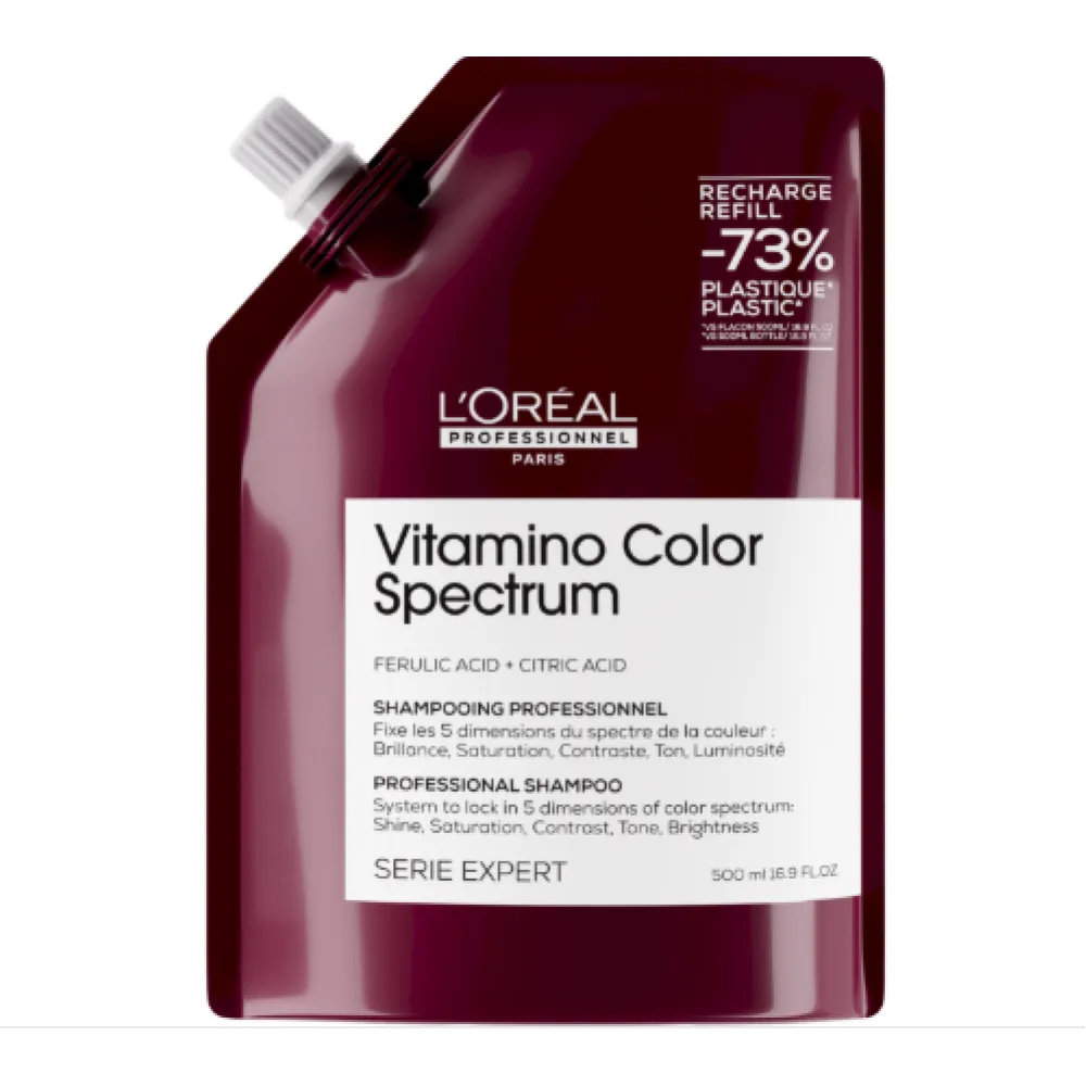 L'Oreal Professionnel Serie Expert Vitamino Color Spectrum Shampoo, 500ml, REFILL