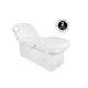 Spa Beauty Bed Azzurro Krystal 370-3 4 Strong. White Heated