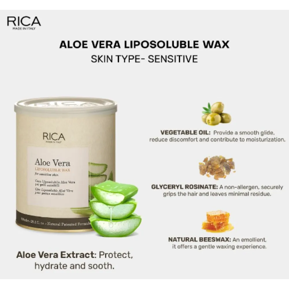RICA Aloe Vera wax, 800ml