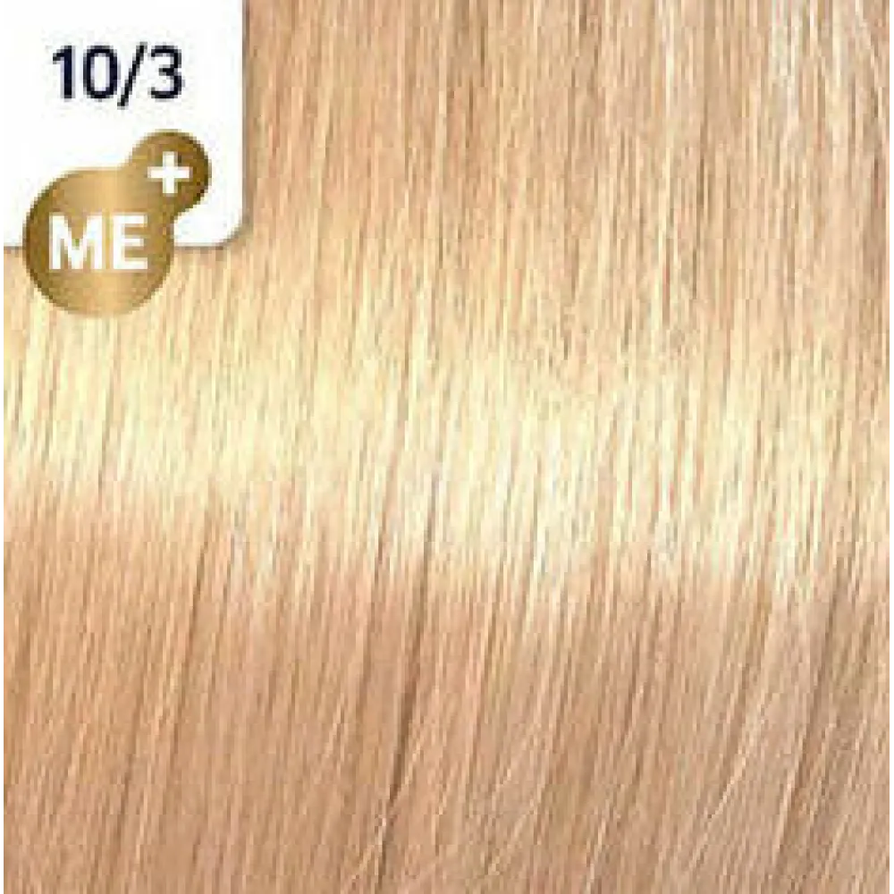 WELLA PROFESSIONALS KOLESTON PERFECT ME+ - Hair colour, 10/3 - LIGHTEST GOLDEN BLONDE