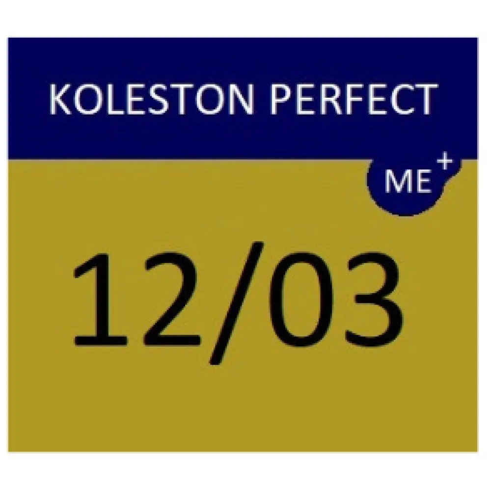 WELLA PROFESSIONALS KOLESTON PERFECT ME+ - Hair colour, 12/03 - SPECIAL NATURAL GOLDEN BLONDE
