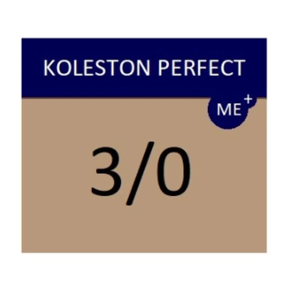 WELLA PROFESSIONALS KOLESTON PERFECT ME+ - Hair colour, 3/0 - DARK BROWN