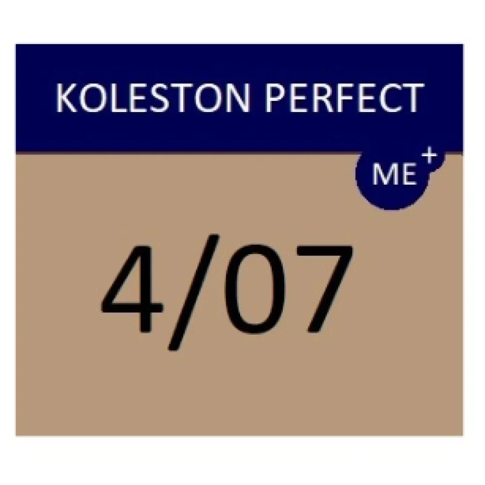 WELLA PROFESSIONALS KOLESTON PERFECT ME+ - Hair colour, 4/07 - BROWN NATURAL BROWN