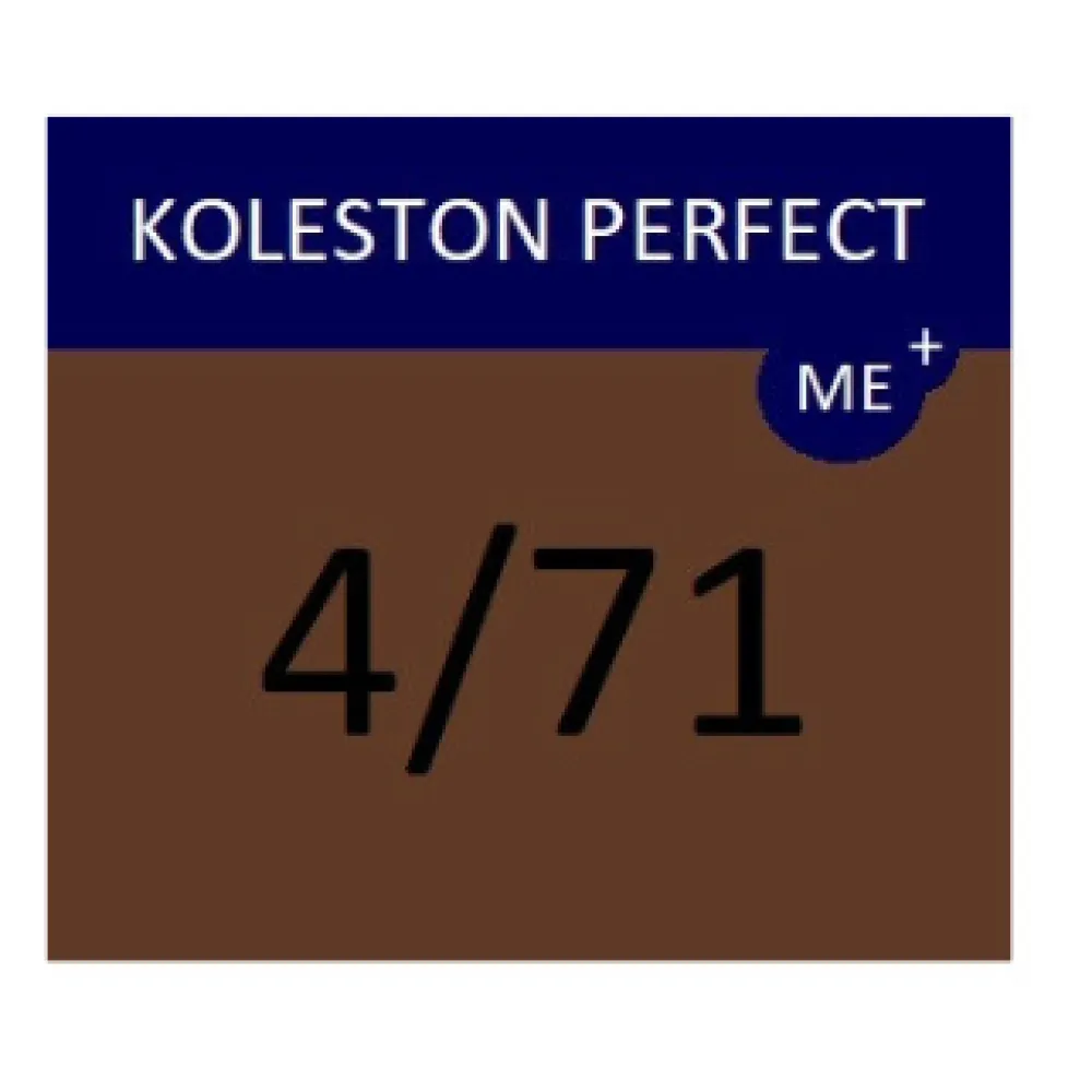 WELLA PROFESSIONALS KOLESTON PERFECT ME+ - Hair colour, 4/71 - ASH BROWN