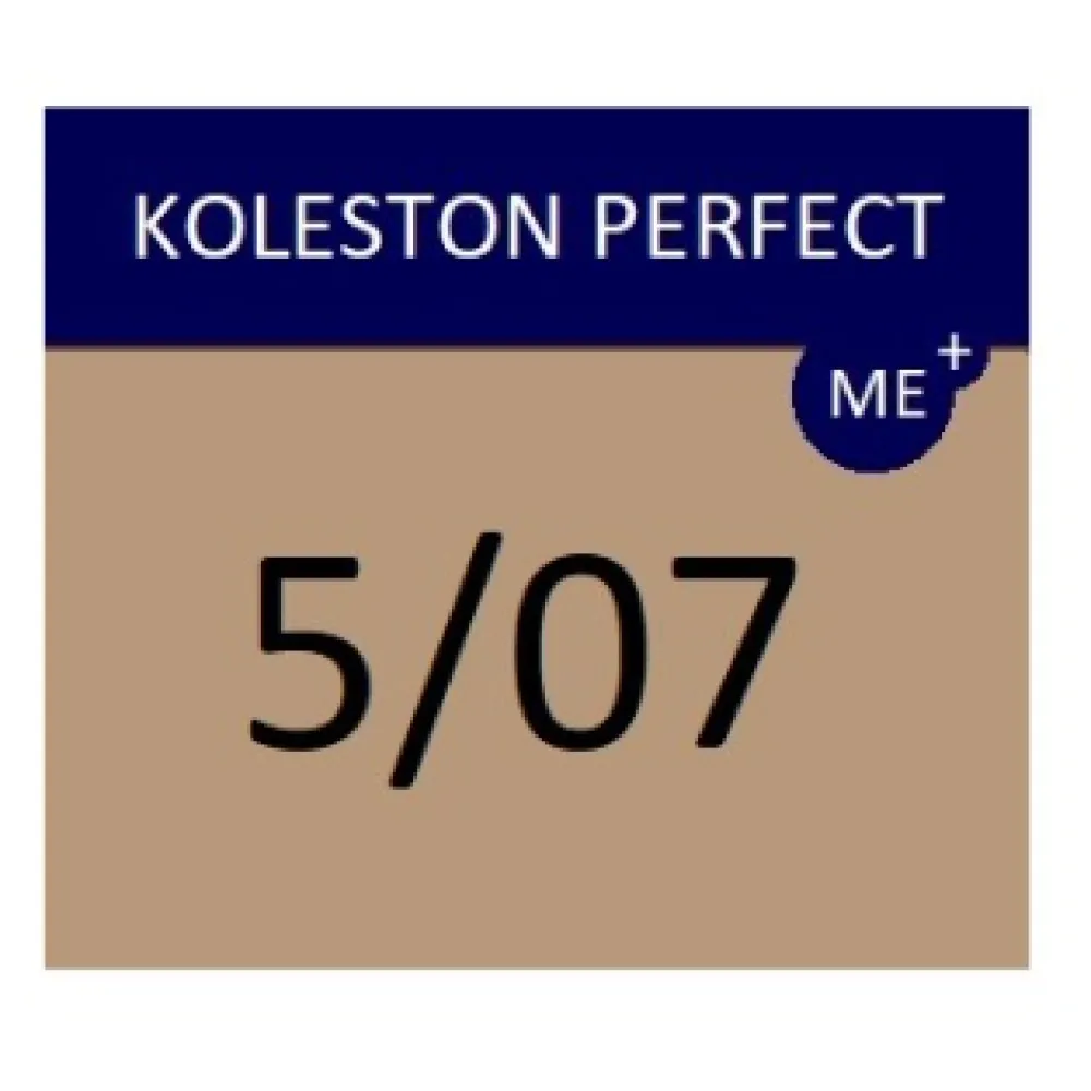 WELLA PROFESSIONALS KOLESTON PERFECT ME+ - Hair colour, 5/07 - LIGHT BROWN NATURAL BROWN