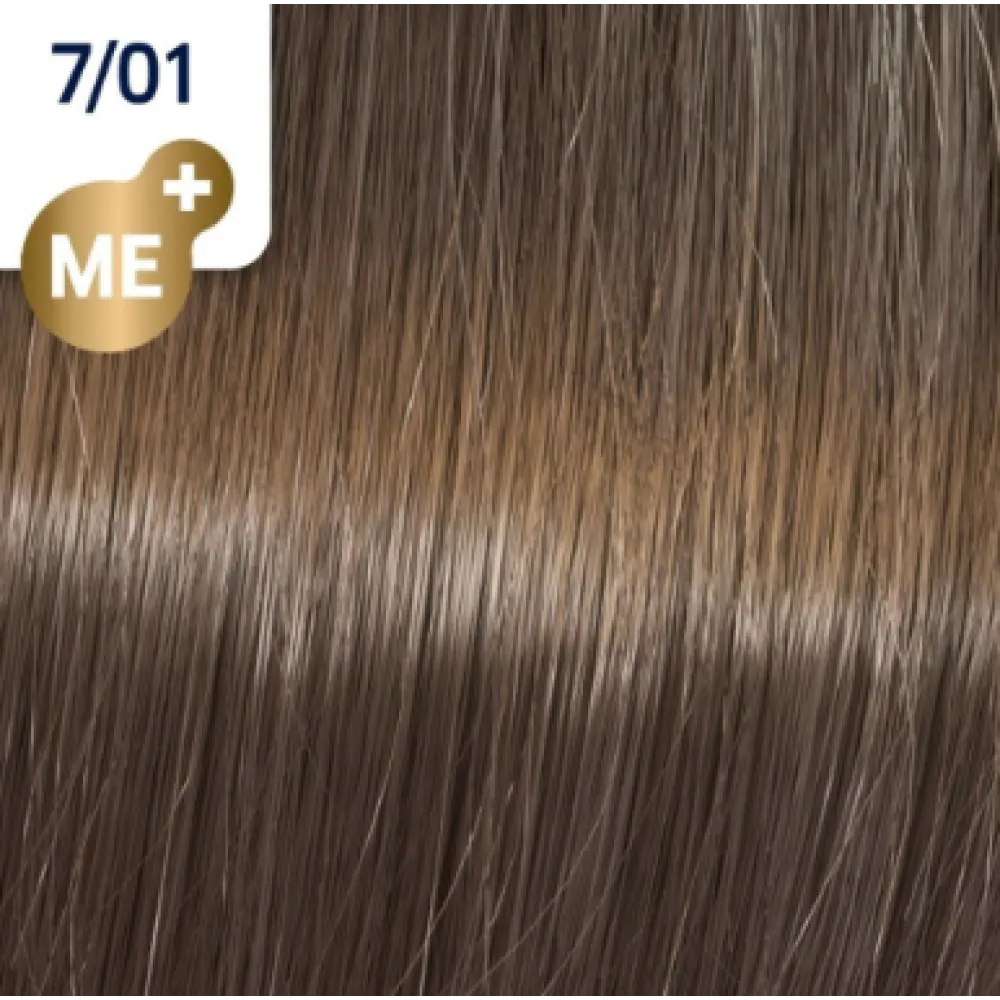 WELLA PROFESSIONALS KOLESTON PERFECT ME+ - Hair colour, 7/01 - NATURAL ASH BLONDE