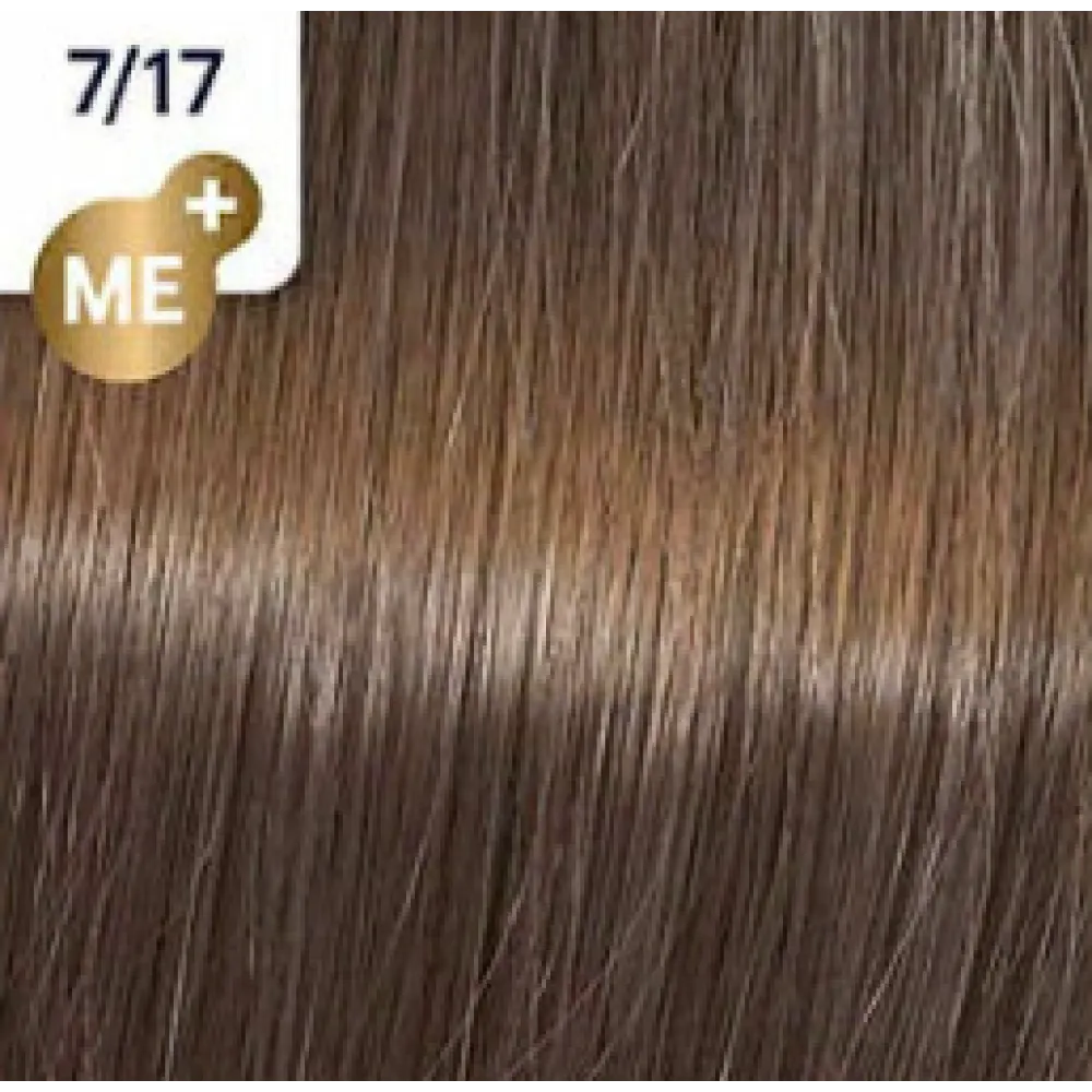WELLA PROFESSIONALS KOLESTON PERFECT ME+ - Hair colour, 7/17 - MEDIUM BLONDE ASH BROWN