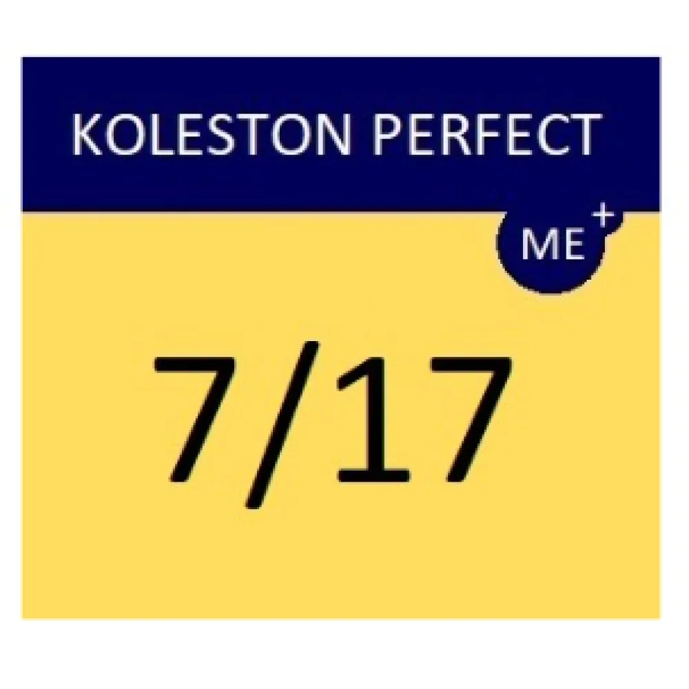WELLA PROFESSIONALS KOLESTON PERFECT ME+ - Hair colour, 7/17 - MEDIUM BLONDE ASH BROWN