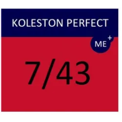 WELLA PROFESSIONALS KOLESTON PERFECT ME+ - Hair colour, 7/43 - MEDIUM RED GOLD BLONDE