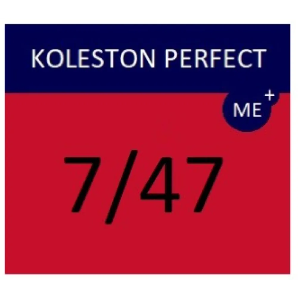 WELLA PROFESSIONALS KOLESTON PERFECT ME+ - Hair colour, 7/47 - MEDIUM RED BROWN BLONDE